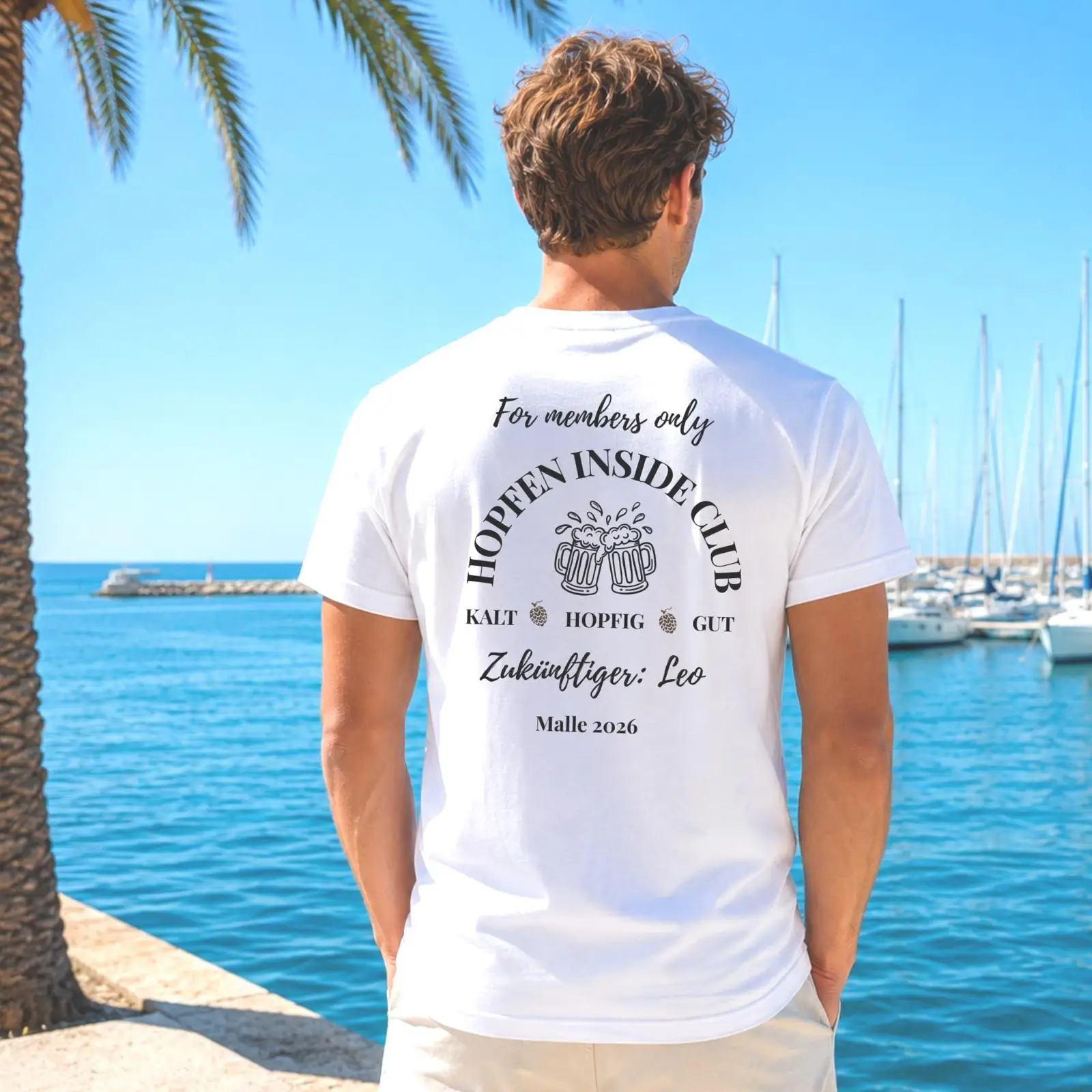 Men'S Grooming Club - Custom Hopfen Inside Club T Shirt