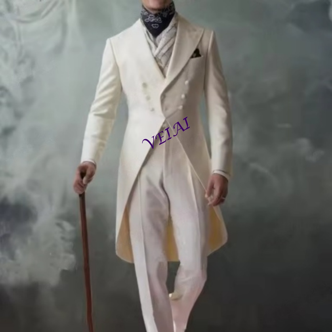 Men'S Grooming Daily - Customized White Men's Tuxedo Suit 2