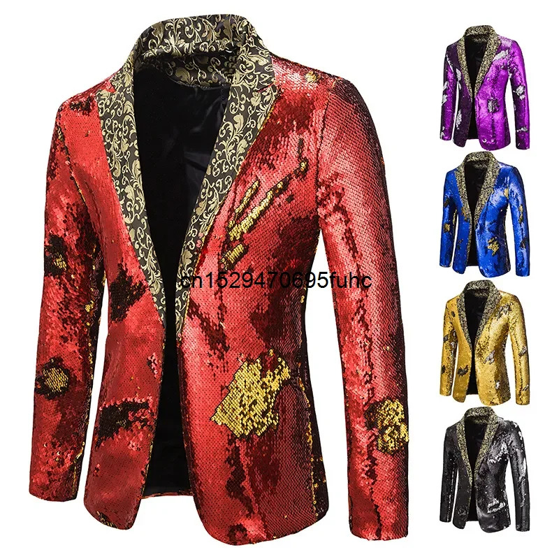 2025 aaa Blazer Shiny Sequin S - огляд і ціна Men'S Grooming Club