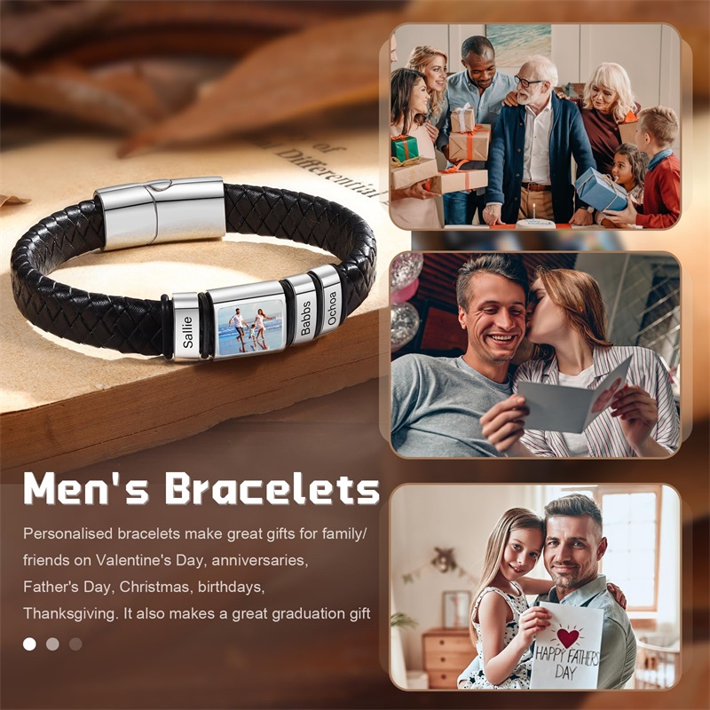 Custom Photo Bracelet for Men  - огляд і ціна Men'S Grooming Pictures