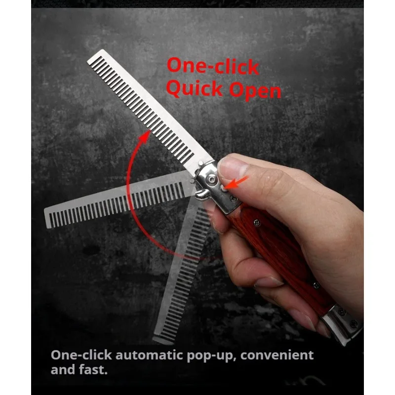 Portable Folding Spring Hair C - огляд і ціна Men'S Grooming Tonic