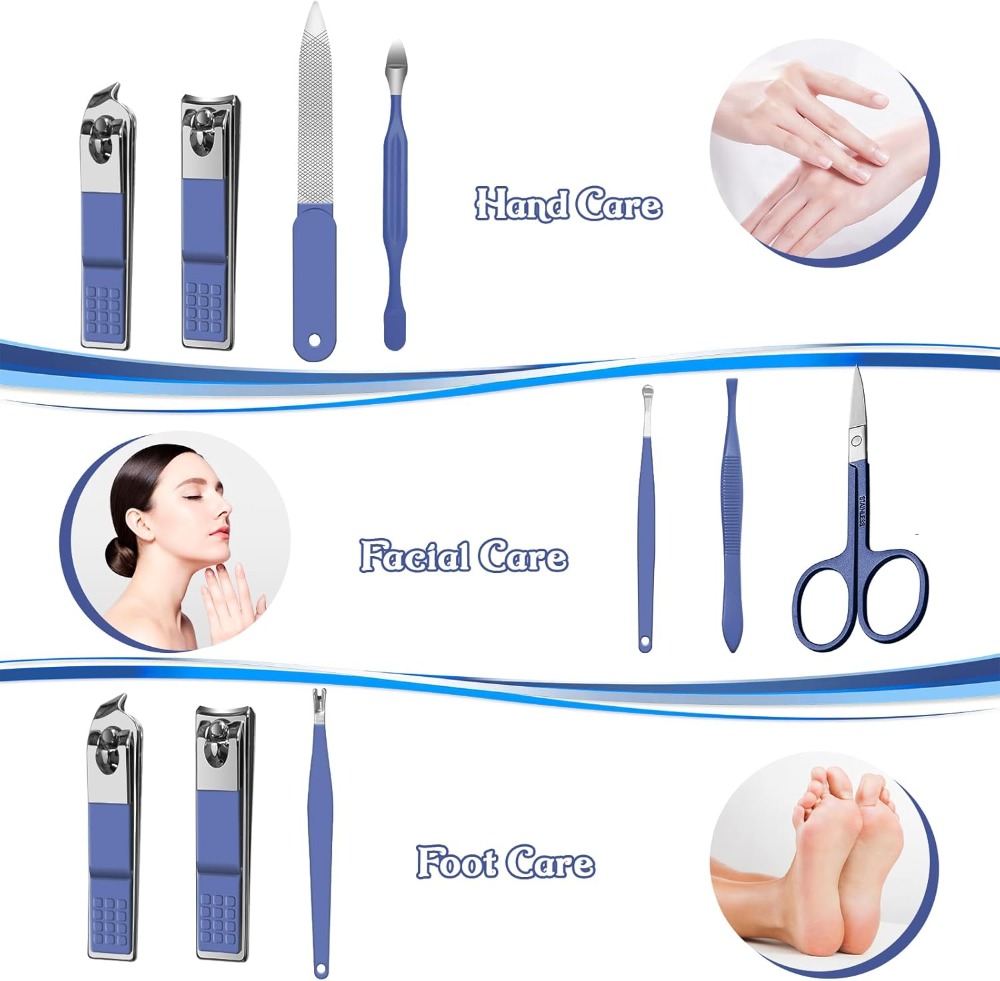 8 in 1 Manicure Set, Professio - огляд і ціна Nail Care Kit Mens