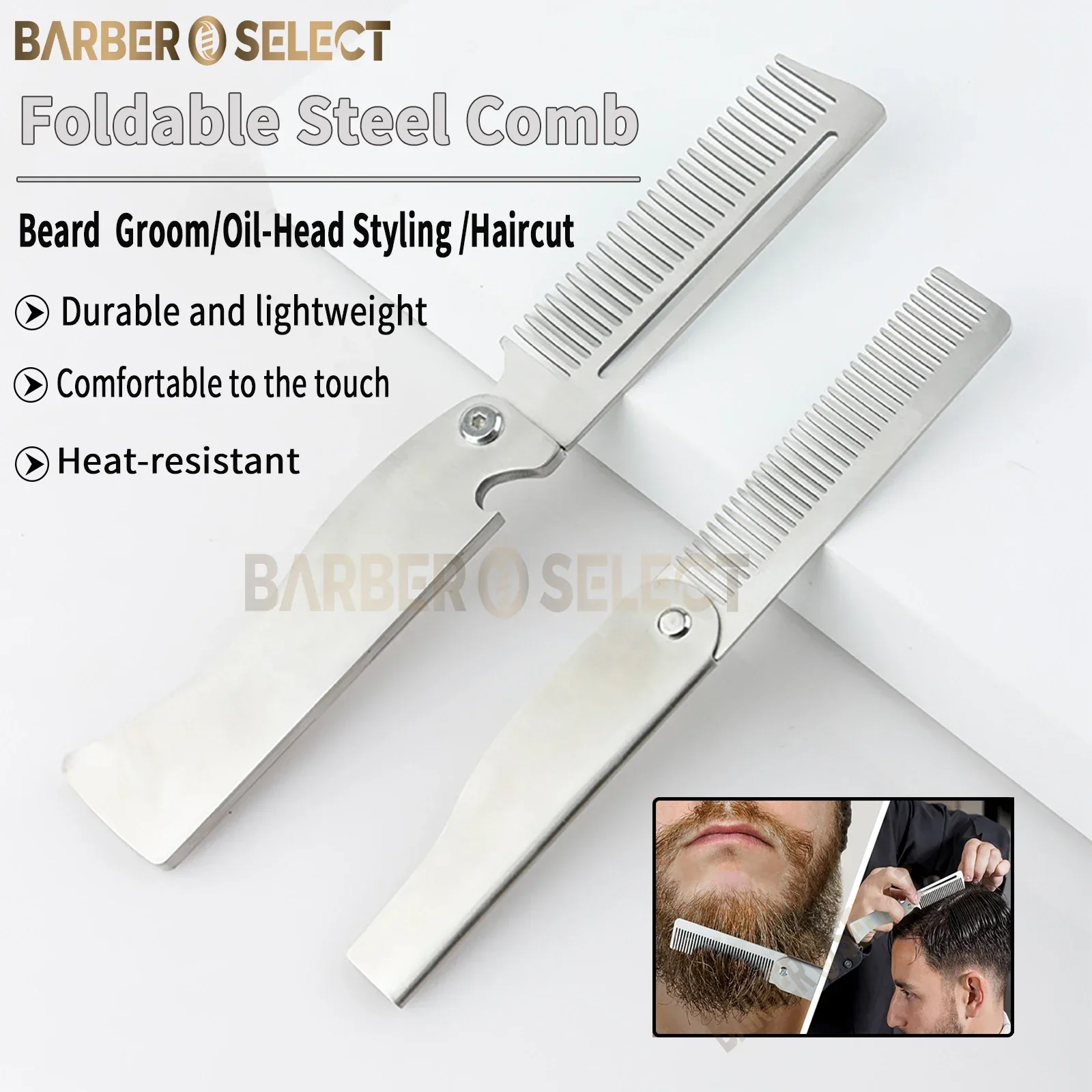 NEW Folding Stainless Steel Co - огляд і ціна Men'S Grooming Tonic