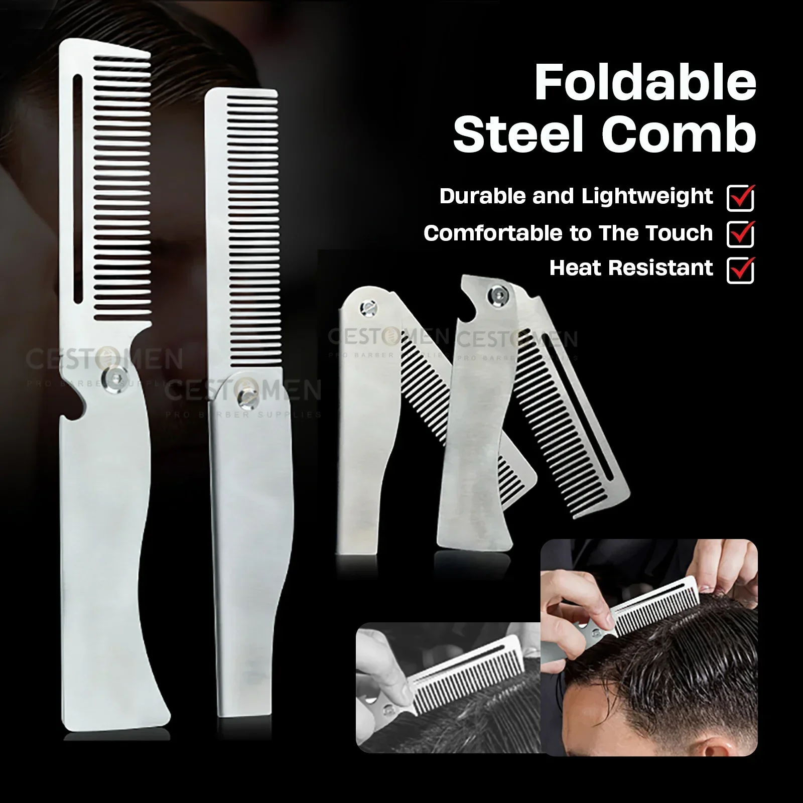 NEW Folding Stainless Steel Co - огляд і ціна Men'S Grooming Tonic