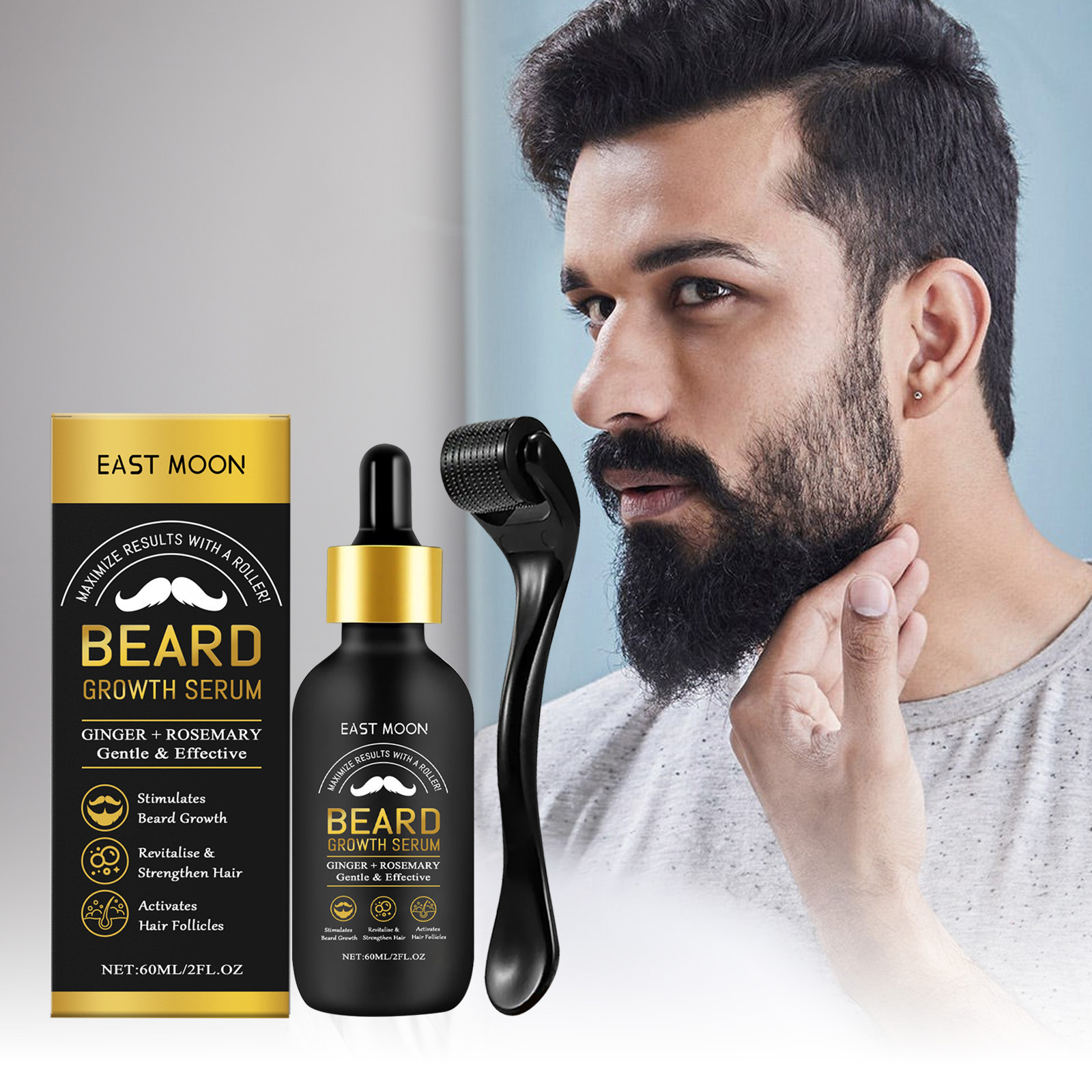 Beard Thickening Care Oil with - огляд і ціна Men'S Grooming Tonic