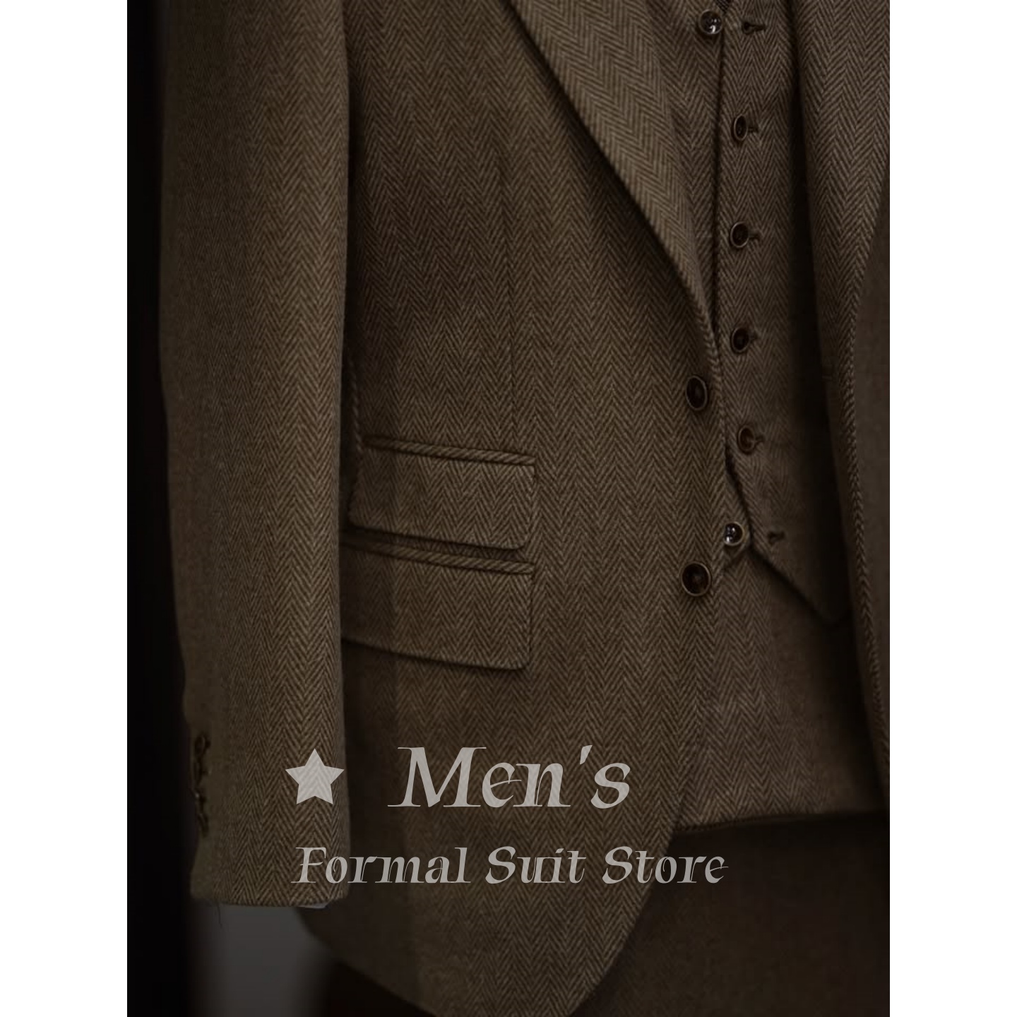 Fashion Mens Brown Herringbone - огляд і ціна Men'S Grooming Daily