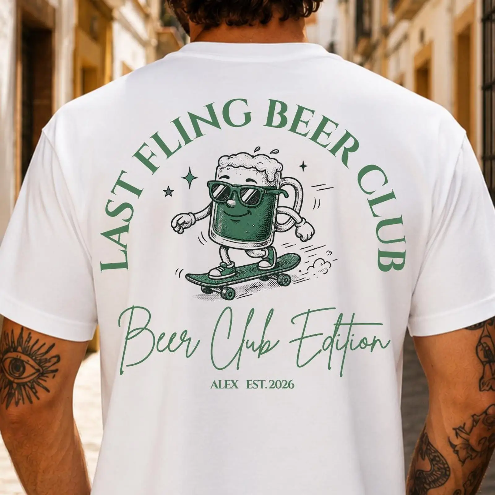 Last Fling Beer Club T Shirt M - огляд і ціна Men'S Grooming Club