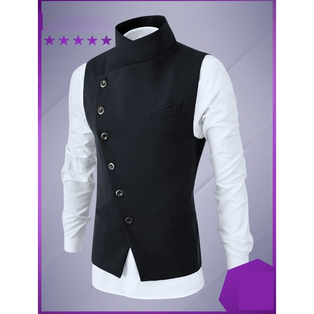 High-end Vest Male Black Fashi - огляд і ціна Men'S Grooming Daily