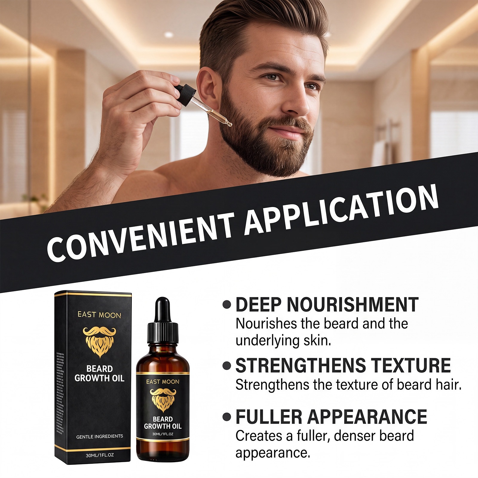 East Moon Beard Growth Oil For - огляд і ціна Men'S Grooming Tonic
