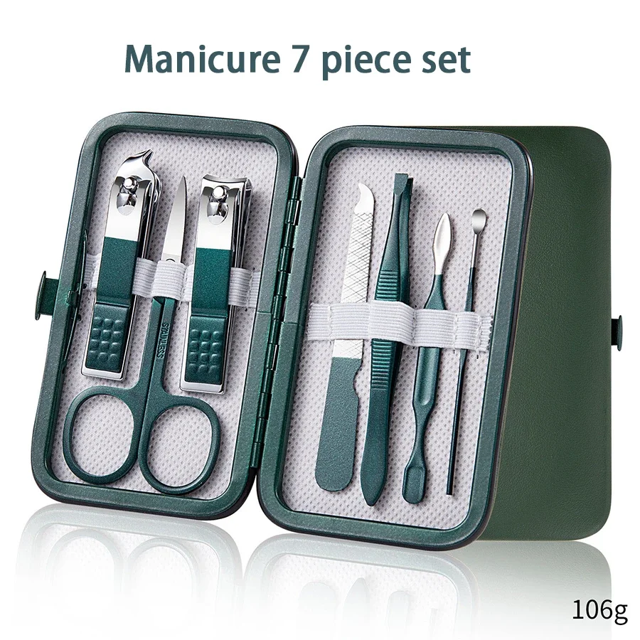 4/7/10/12/18 Pcs Manicure Set  - огляд і ціна Nail Care Kit Mens