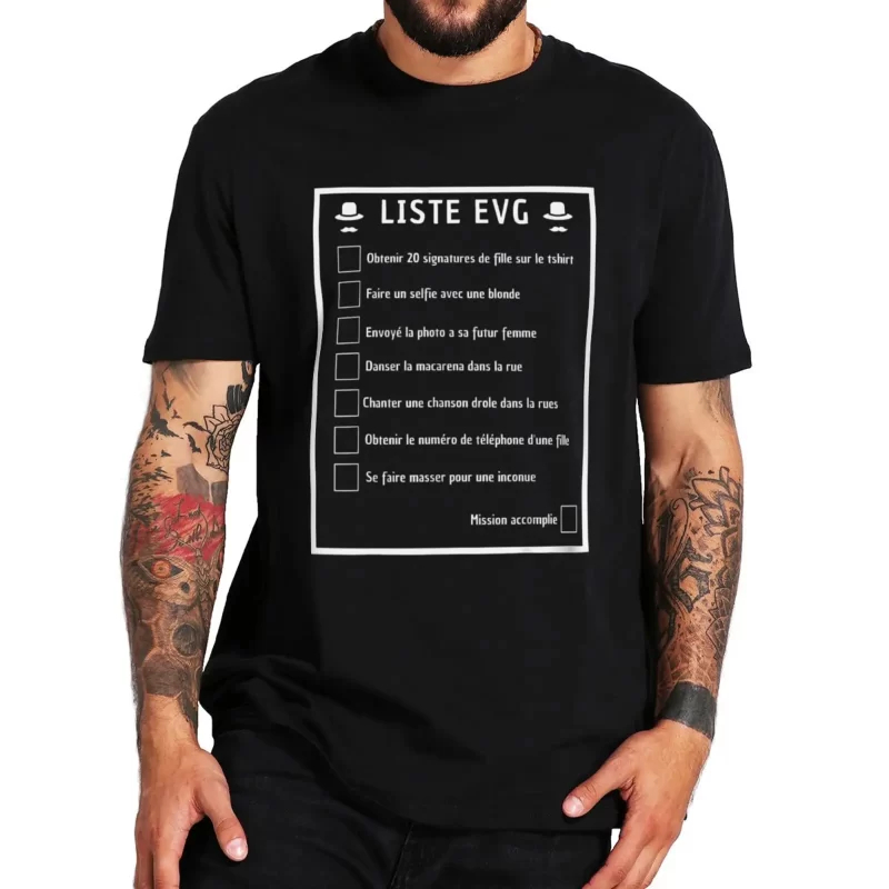 Liste EVG Bachelor Party T Shi - огляд і ціна Men'S Grooming List