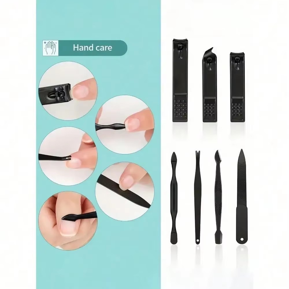 7-24pcs Professional Nail Clip - огляд і ціна Nail Care Kit Mens