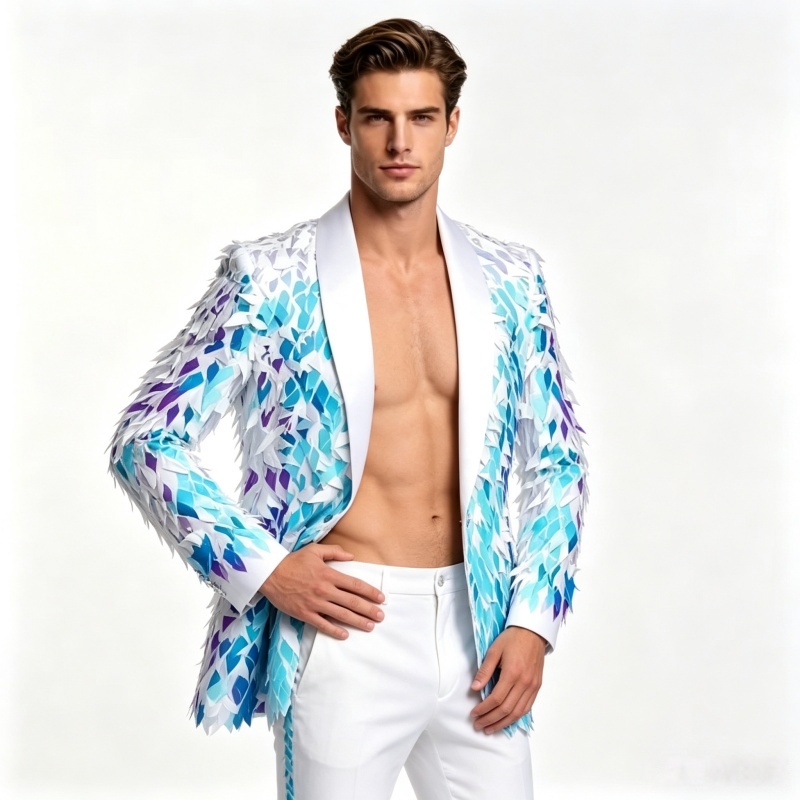 Men's Shiny Sequins Blazer Jac - огляд і ціна Men'S Grooming Club