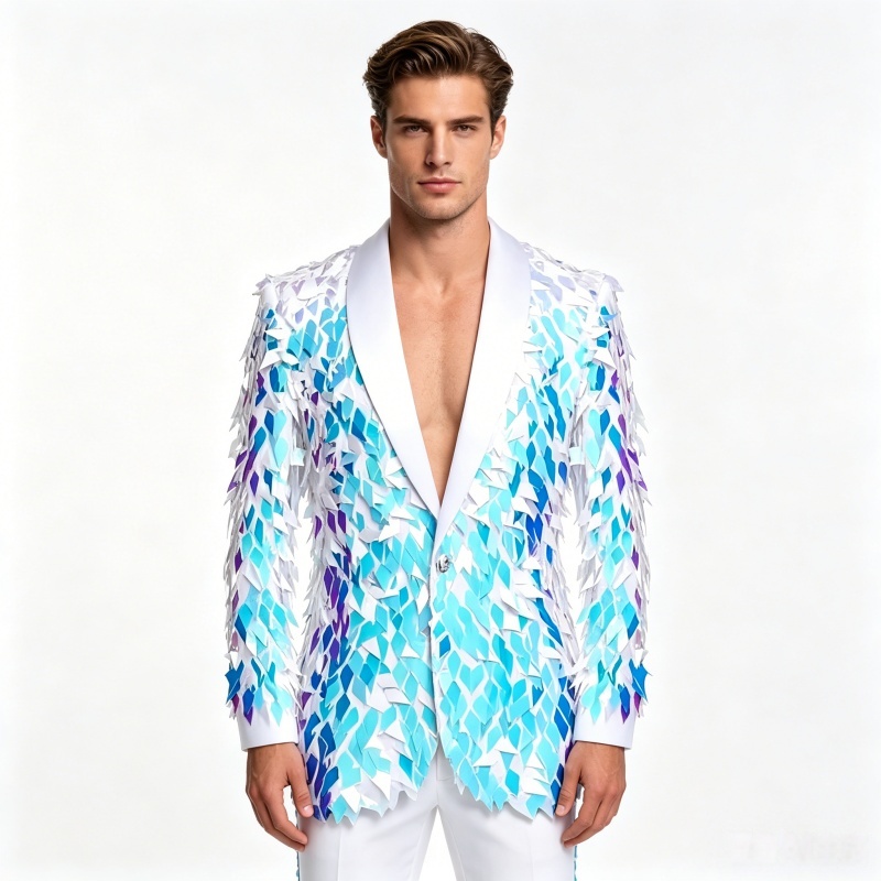 Men's Shiny Sequins Blazer Jac - огляд і ціна Men'S Grooming Club