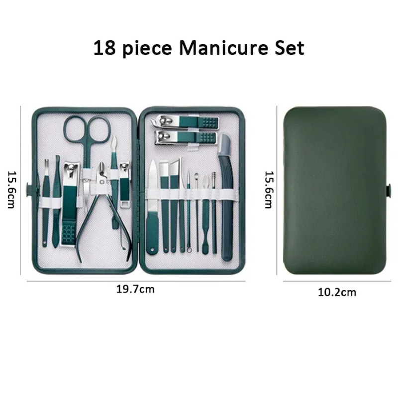 Manicure Set Nail Clippers Kit - огляд і ціна Nail Care Kit Mens
