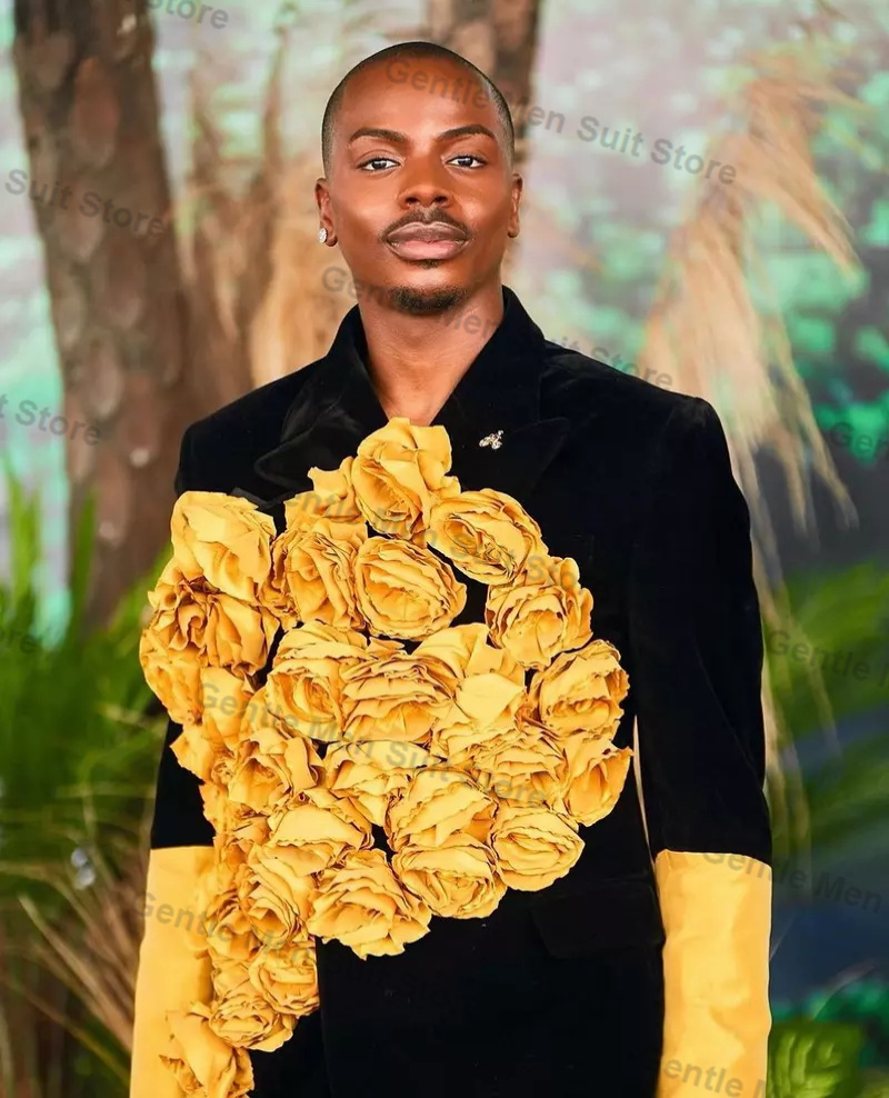 Yellow Black Men Suits Set 2 P - огляд і ціна Men'S Grooming & Health Made Simple