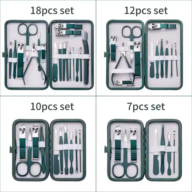 Manicure Set Nail Clippers Kit - огляд і ціна Nail Care Kit Mens