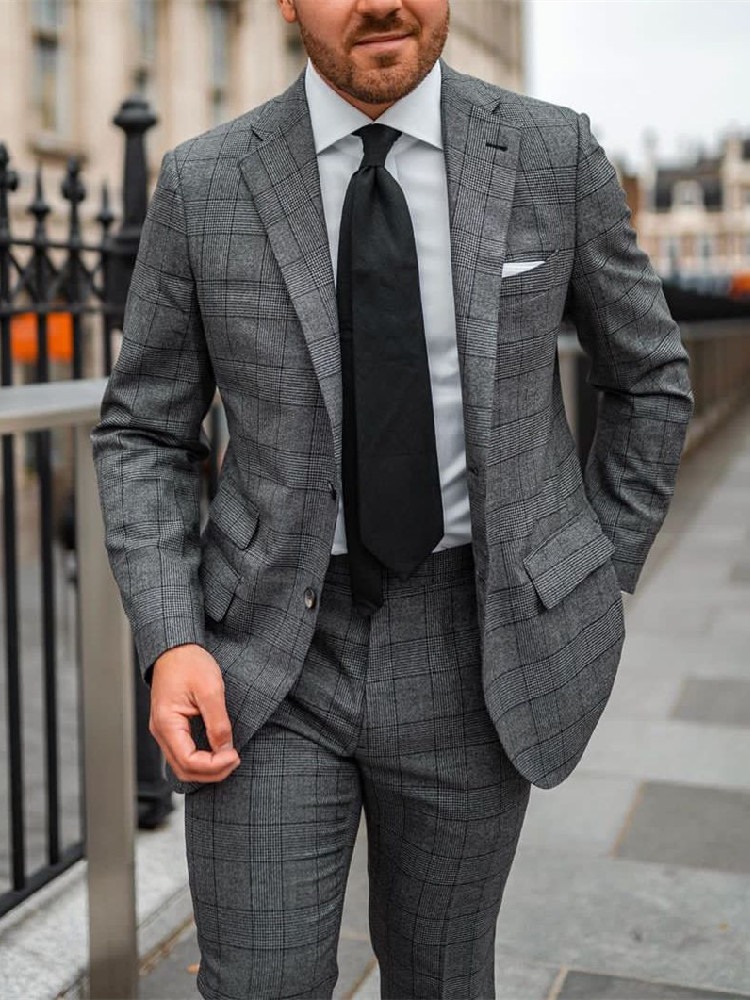 Men Suit Tailor-Made 2 Pieces  - огляд і ціна Men'S Grooming Daily